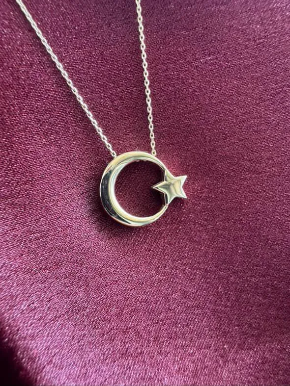 Ay Yıldız Kolye 