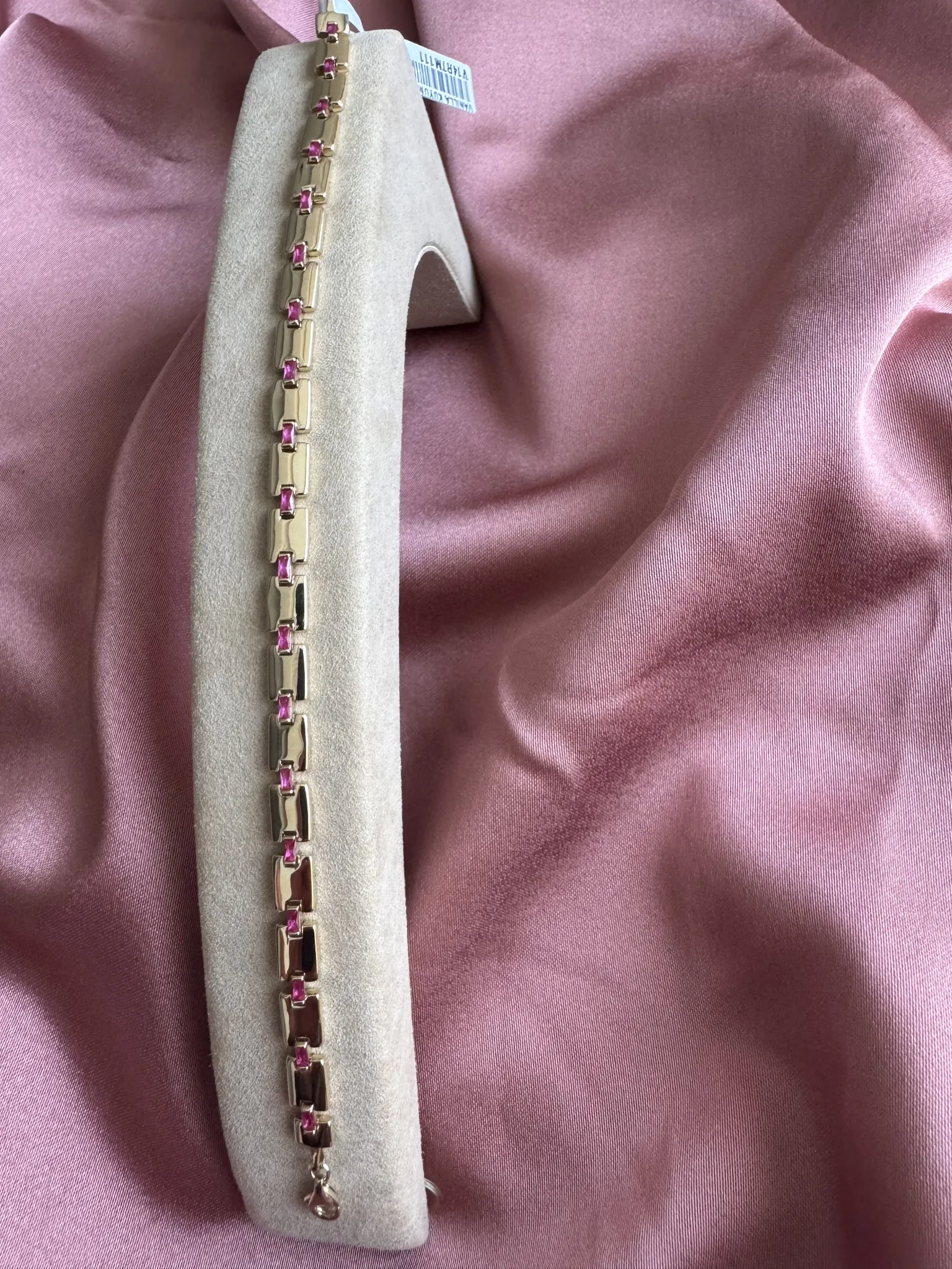 Pembe Taşlı Bileklik 