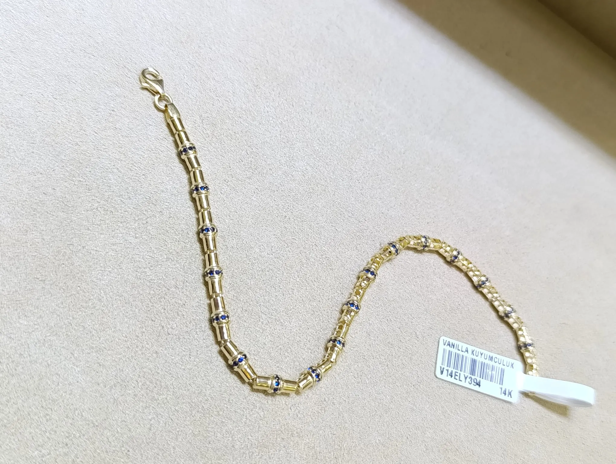 Dodge Mavi Taşlı Bileklik