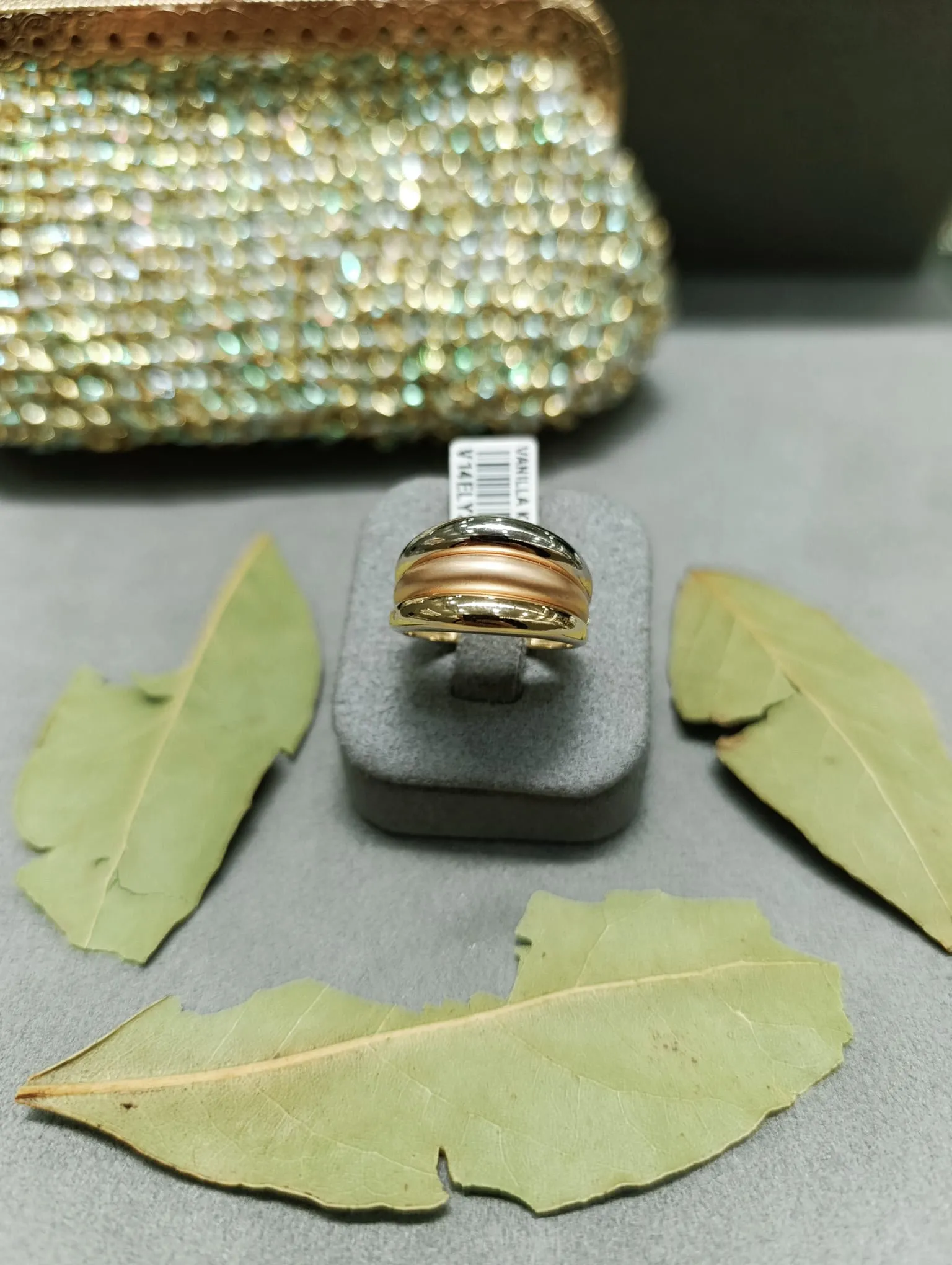 3 Renkli Round Style Yüzük