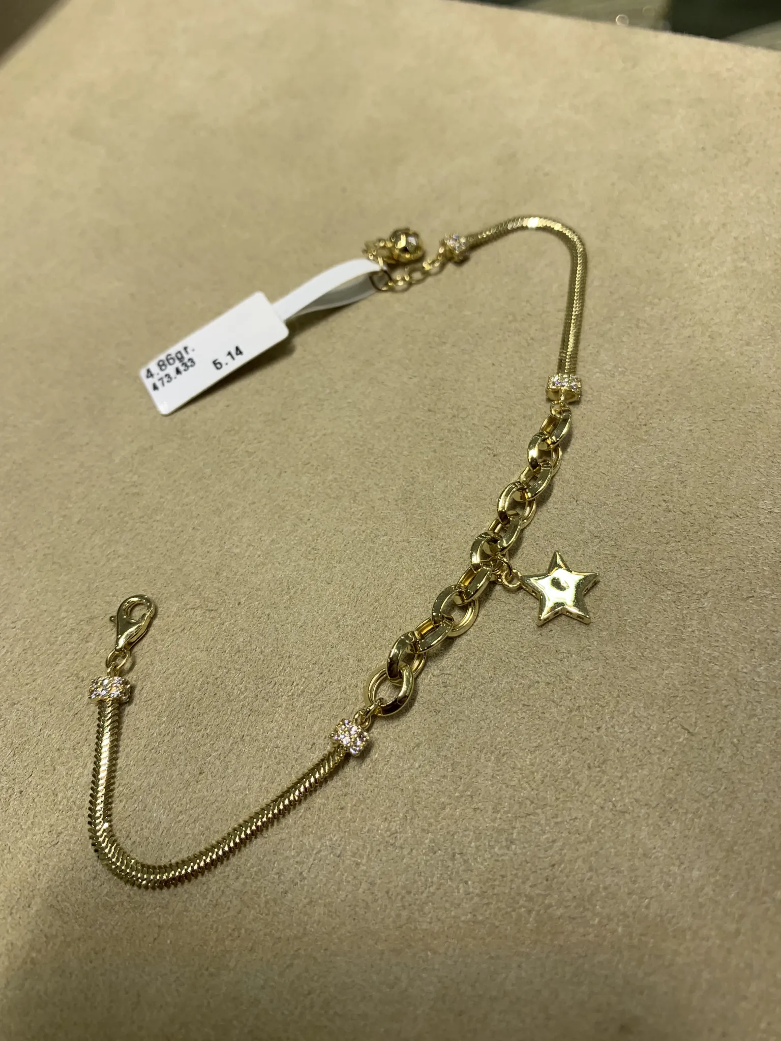 Yıldız İtalyan Bileklik 