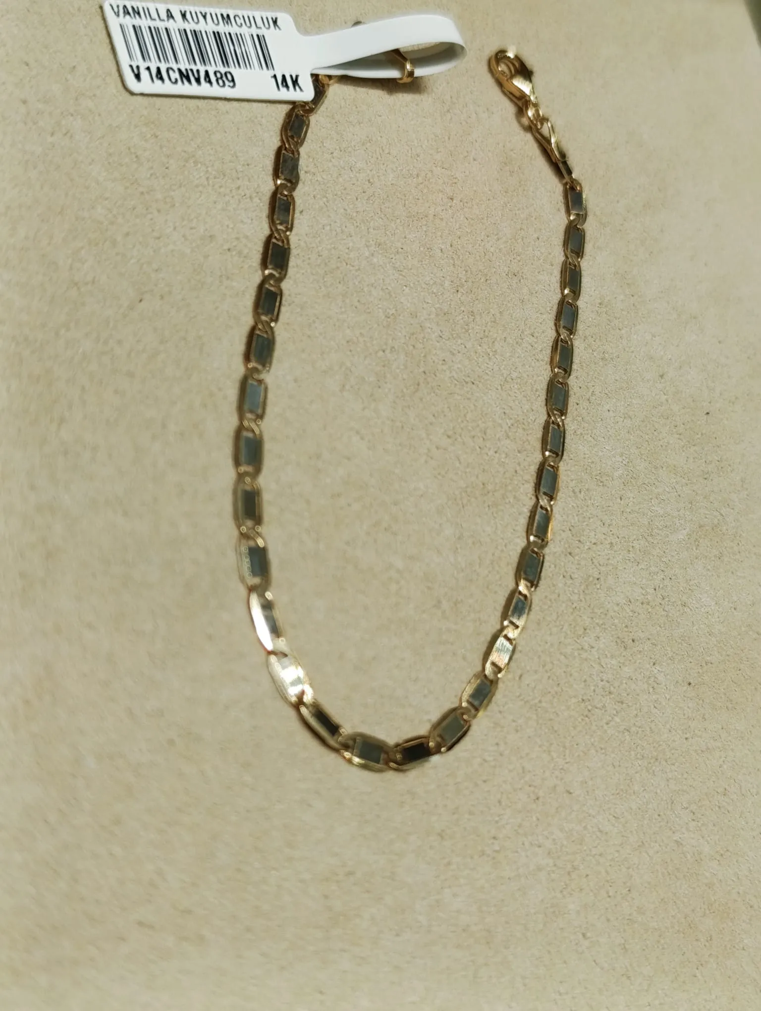 İtalyan Siyah Desenli Jilet Bileklik