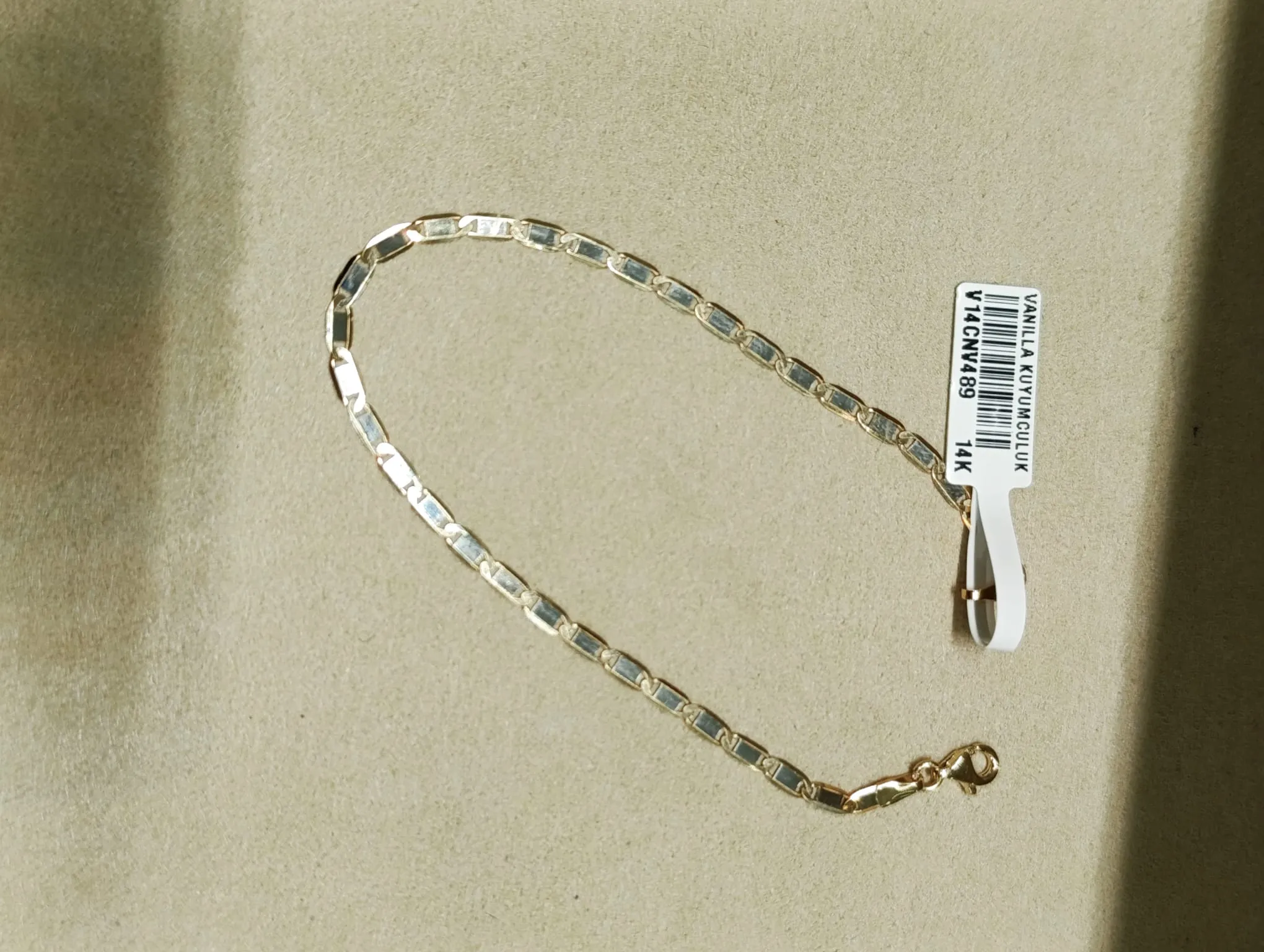 İtalyan Siyah Desenli Jilet Bileklik