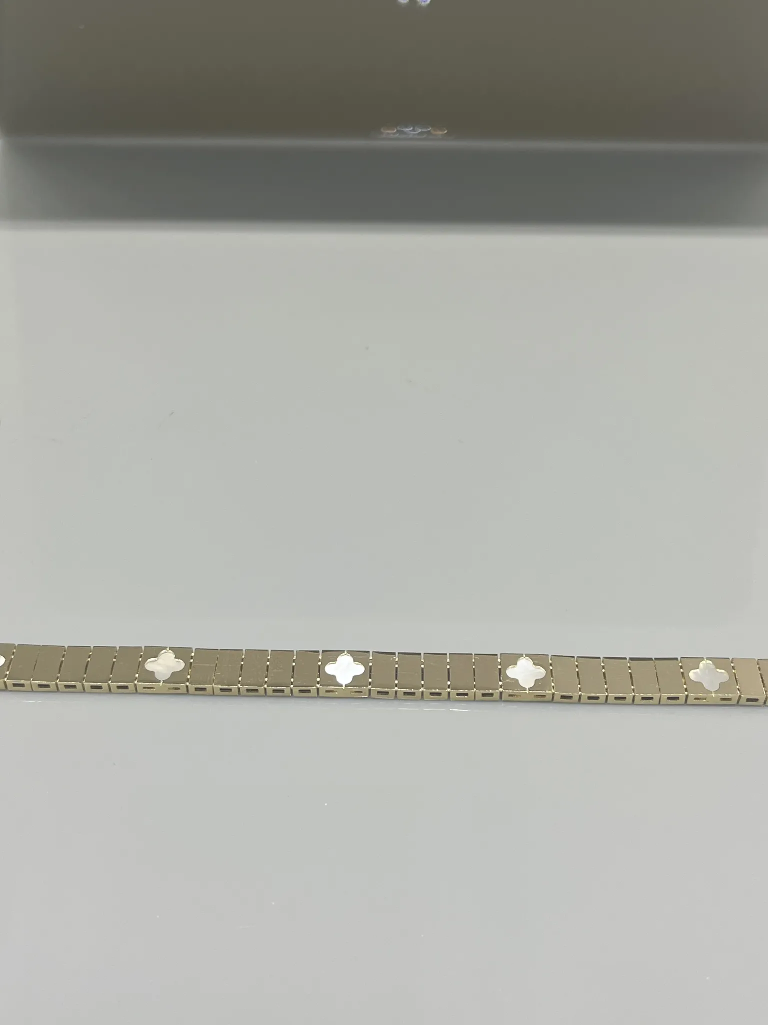 Yonca Kare Blok Bileklik